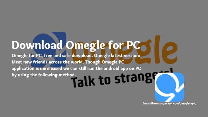 download omegle apk for pc